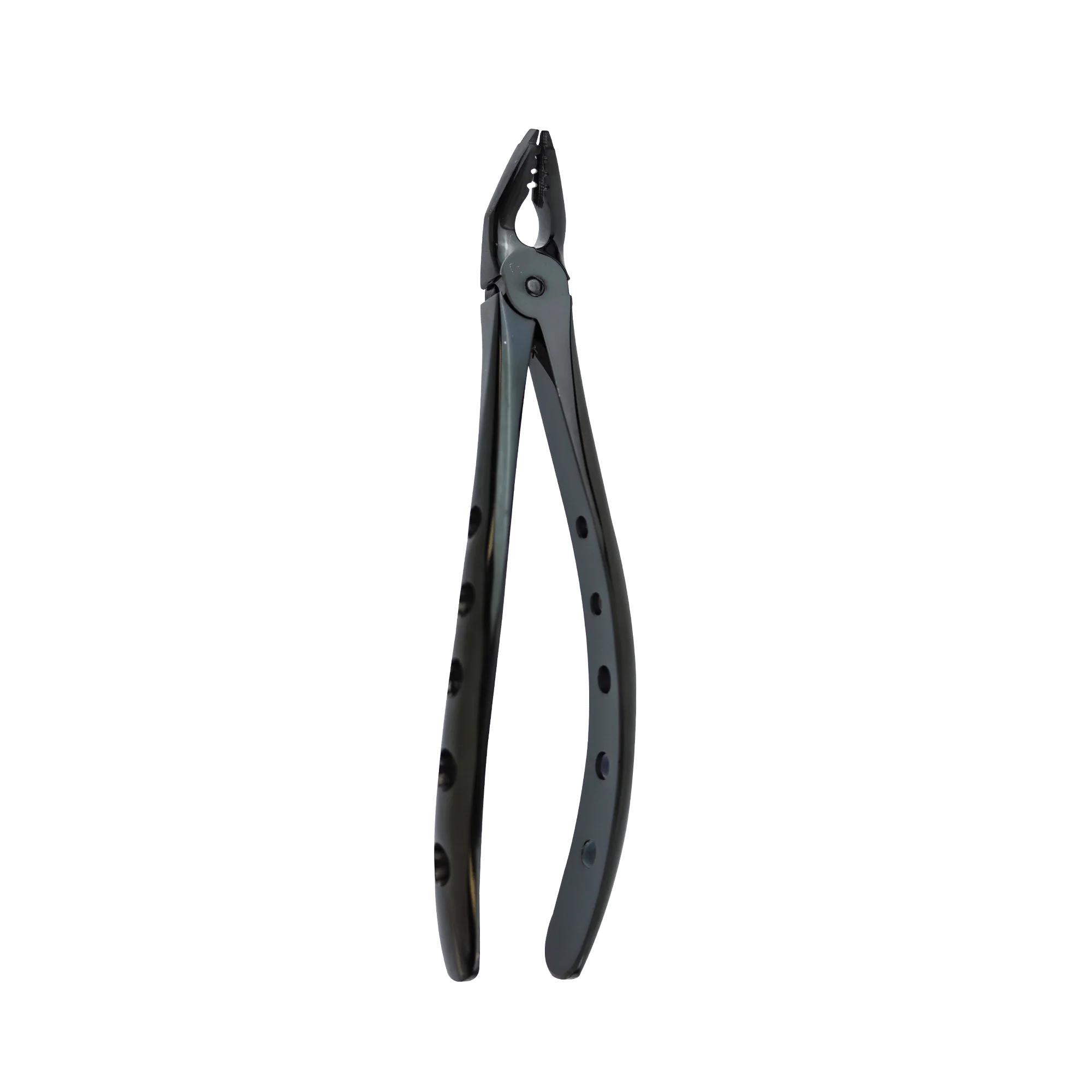 Atraumatic Extraction Black Titanium Apical Retention Forcep-Lower Universal - Image 3
