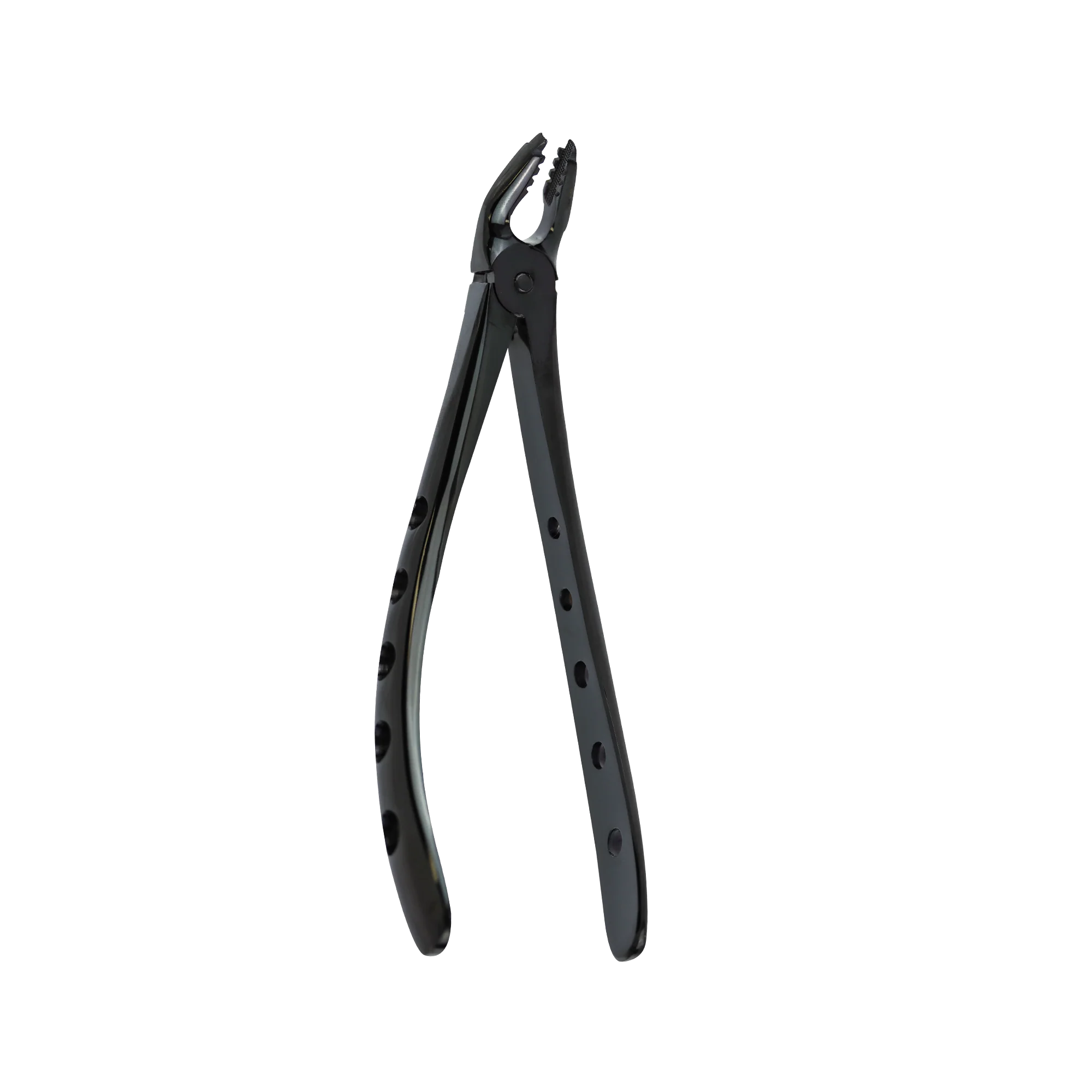 Atraumatic Extraction Black Titanium Apical Retention Forcep-Upper Universal - Image 3