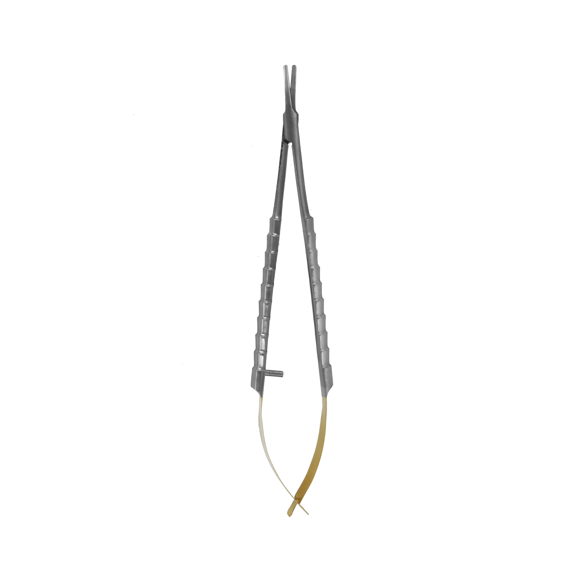 Castroviejo Scissors - Blunt End, 14cm..TC Insert, One Side Serration
