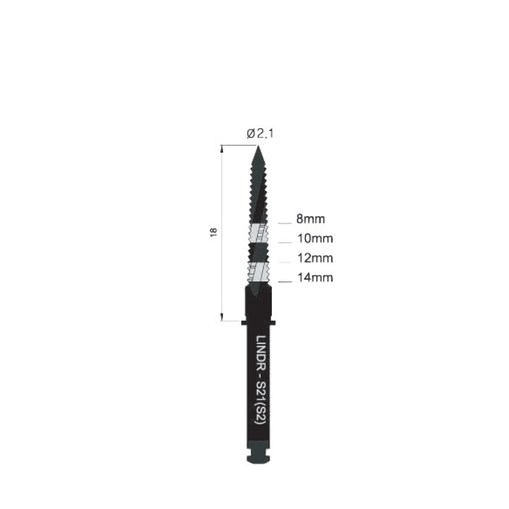 Lindeman Drill 2.1mm - Short