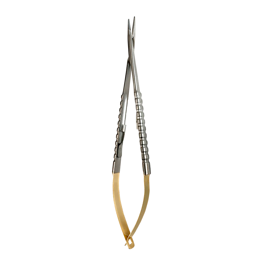 Micro Surgery Castroviejo Needle Holders - Blue Line