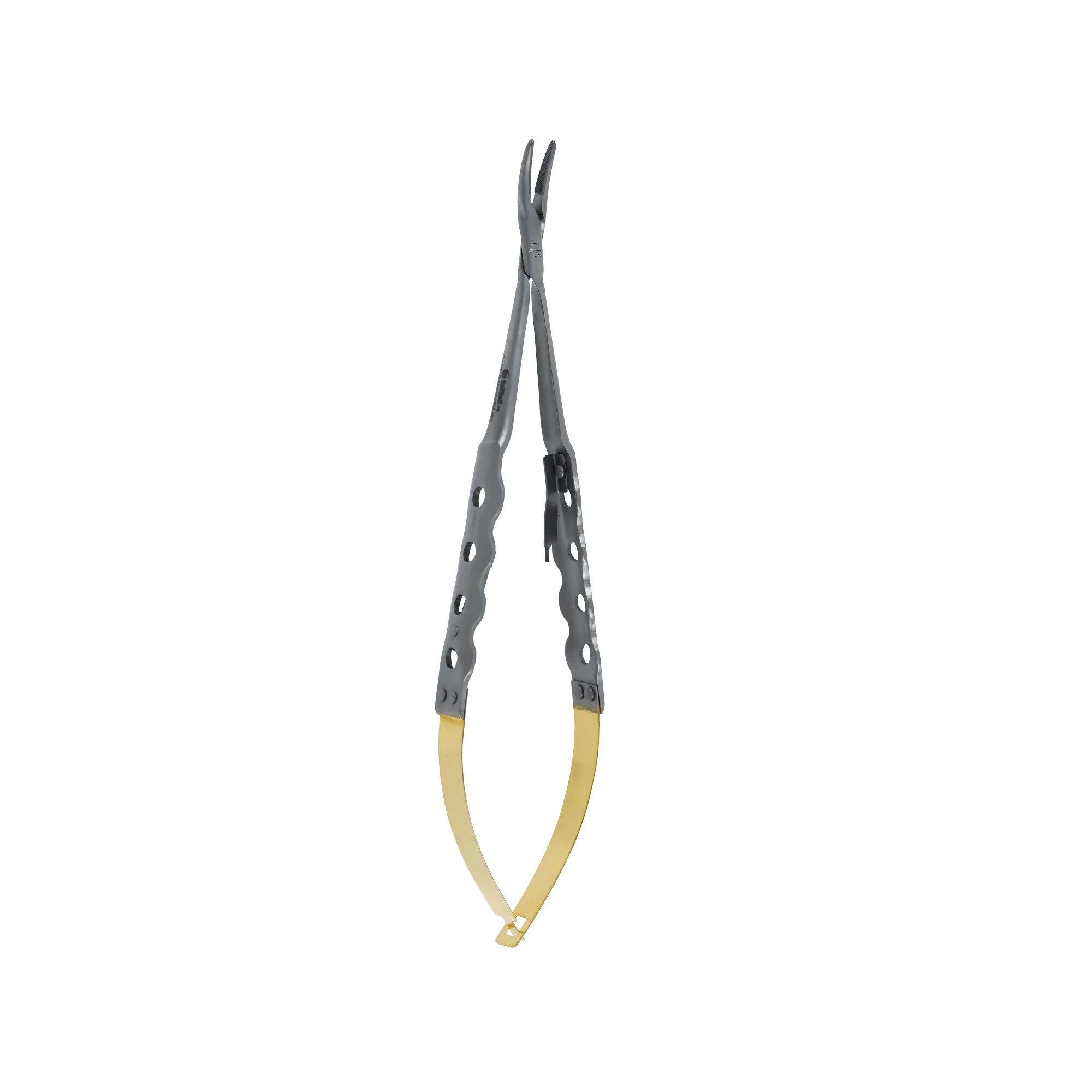 Micro Surgery Needle Holders-Air Castroviejo-Tungsten Carbide-16cm Curved