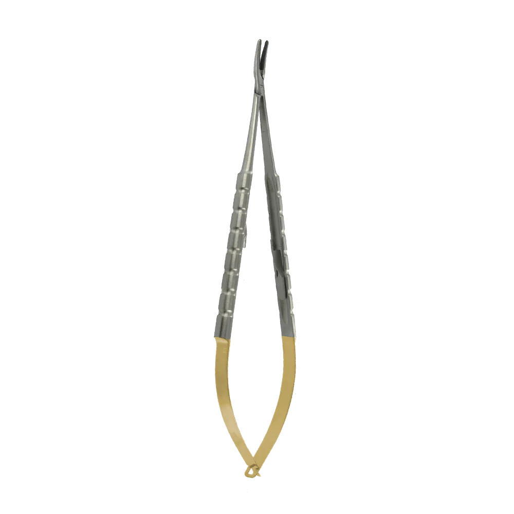 Micro Surgery Needle Holders-Castroviejo Needle Holders 18cm Curved
