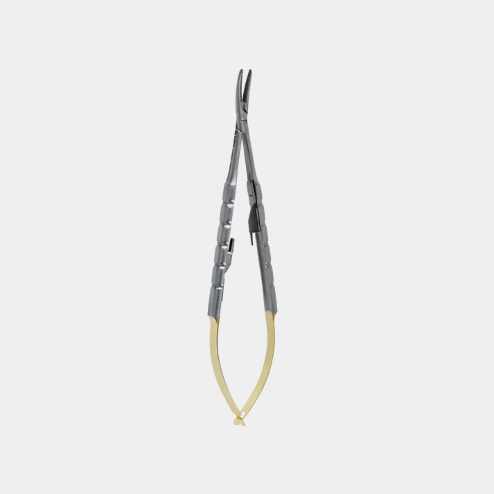 Micro Surgery Needle Holders-Castroviejo Needle Holders T/C 14Cm Curved