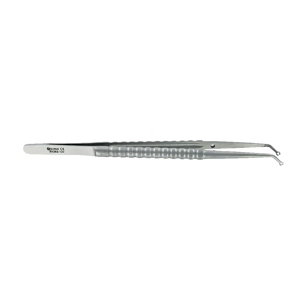 Micro Surgery Periodontal Micro Suture and Membrane Tweezers - Blue Titanium