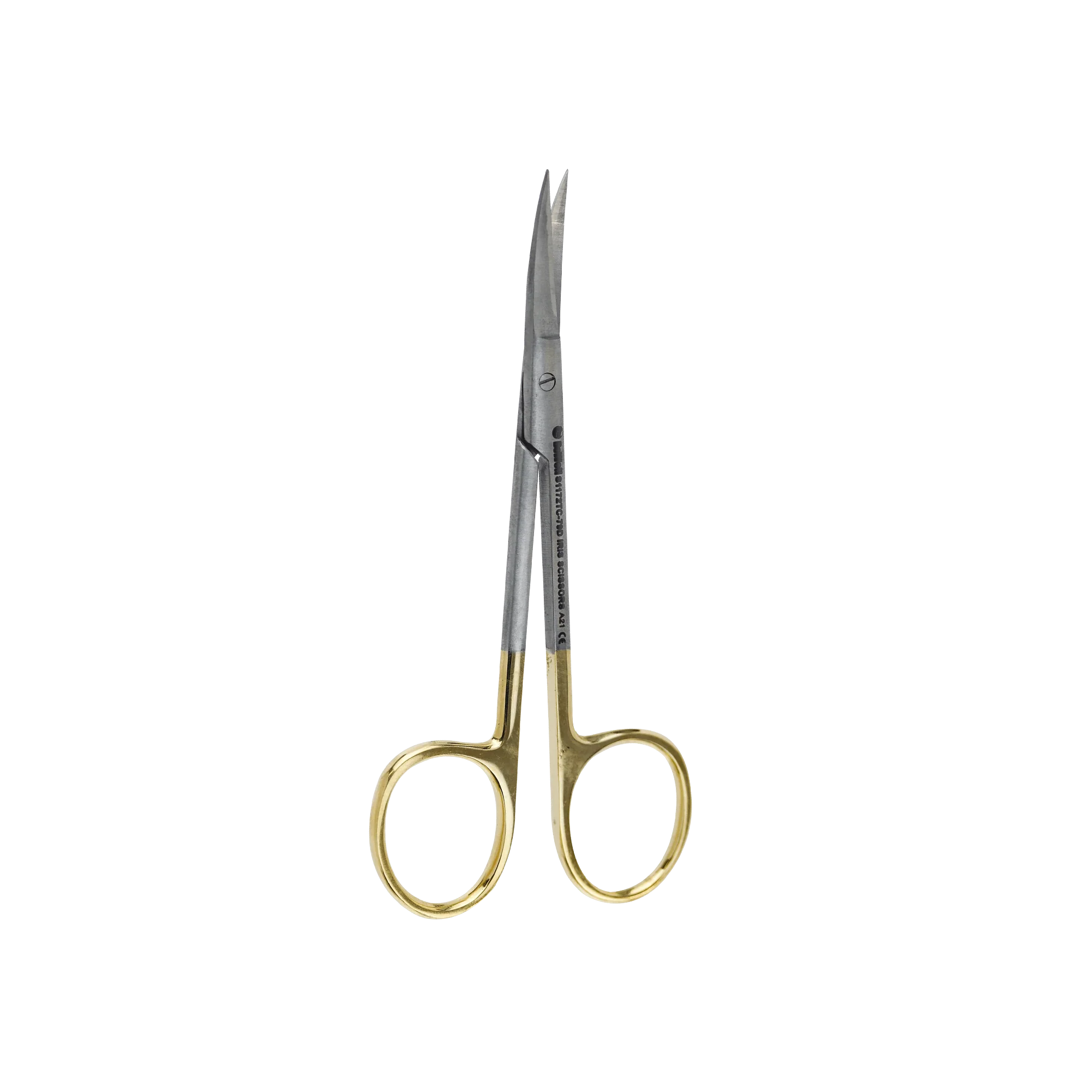 Surgical Gum Tissue Scissors Serrated T/C - Iris Curved 11.5Cm - Image 2