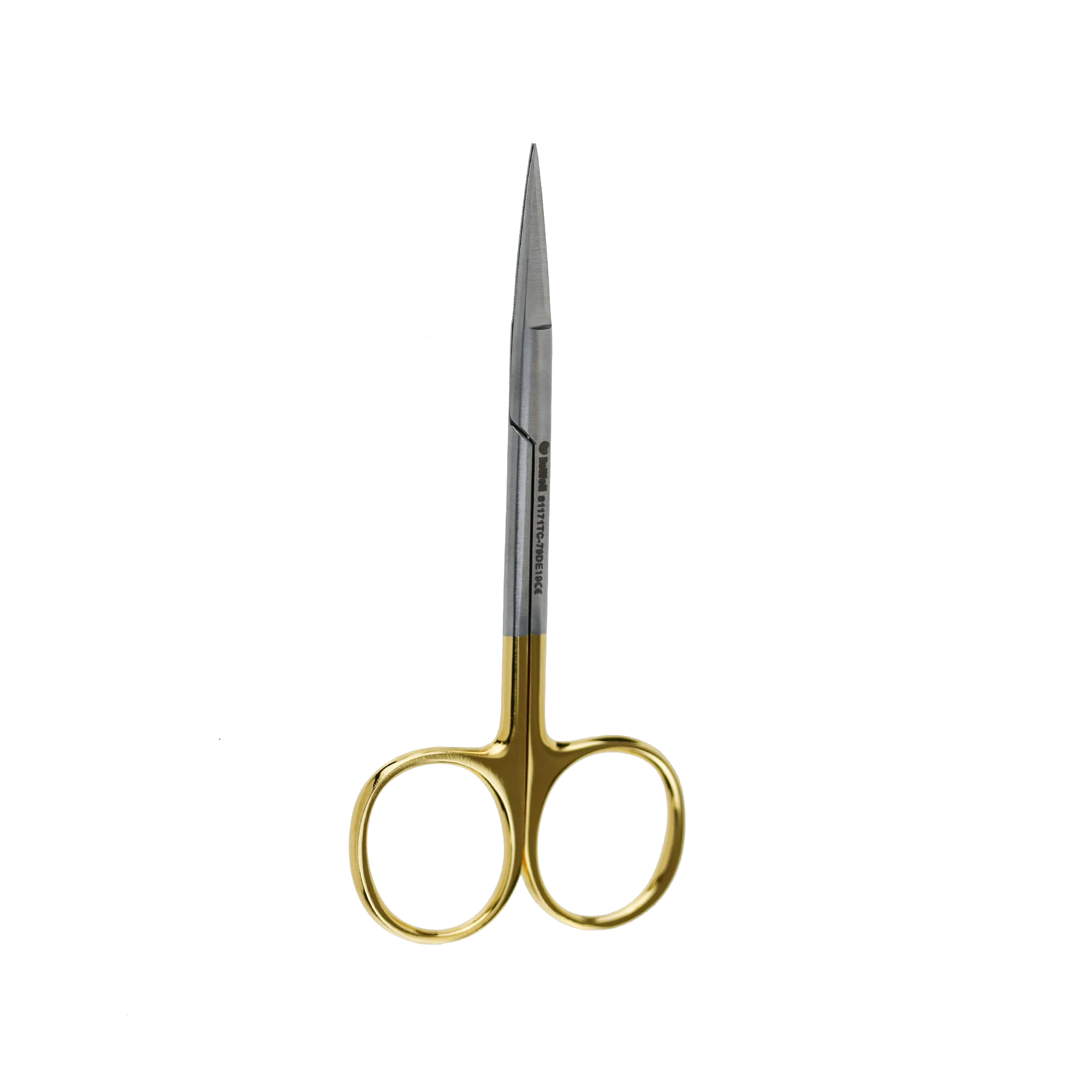 Surgical Gum Tissue Scissors Serrated T/C - Iris Straight 11.5Cm