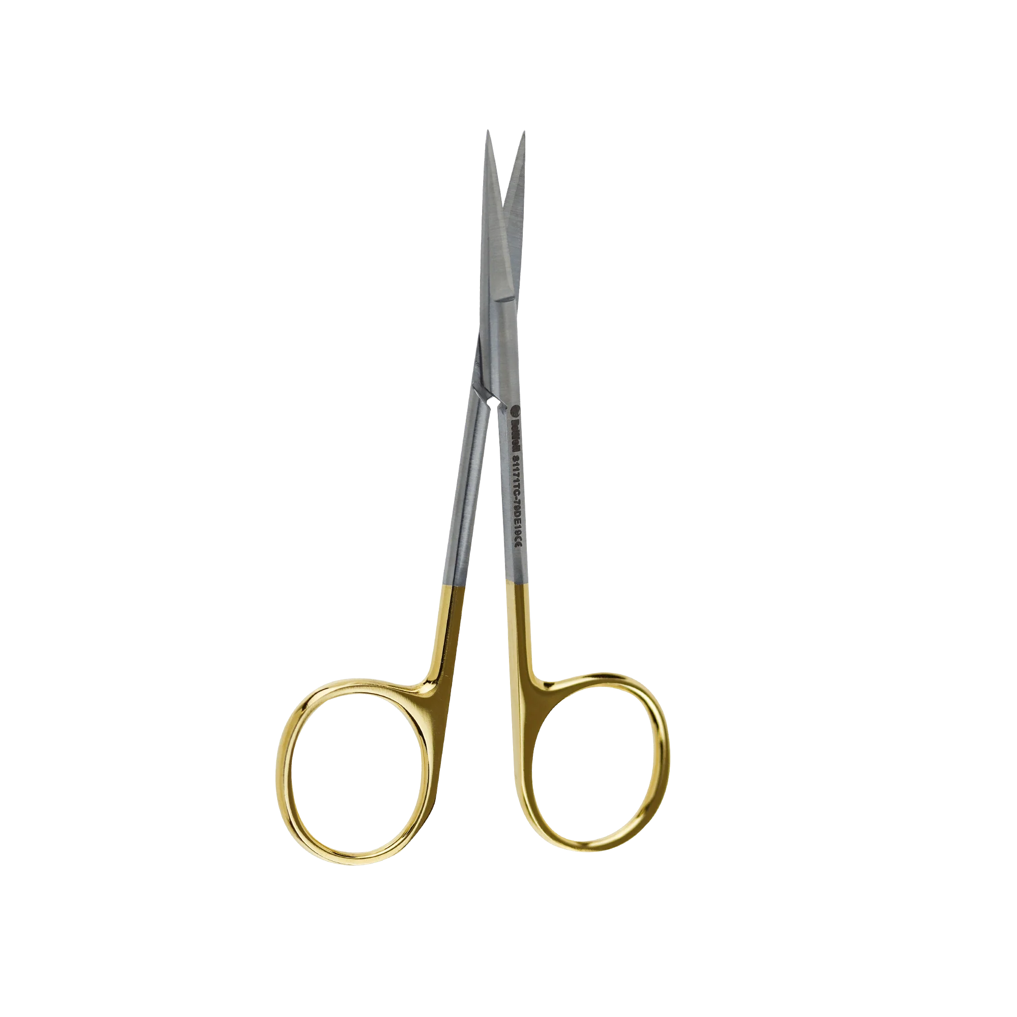 Surgical Gum Tissue Scissors Serrated T/C - Iris Straight 11.5Cm - Image 2
