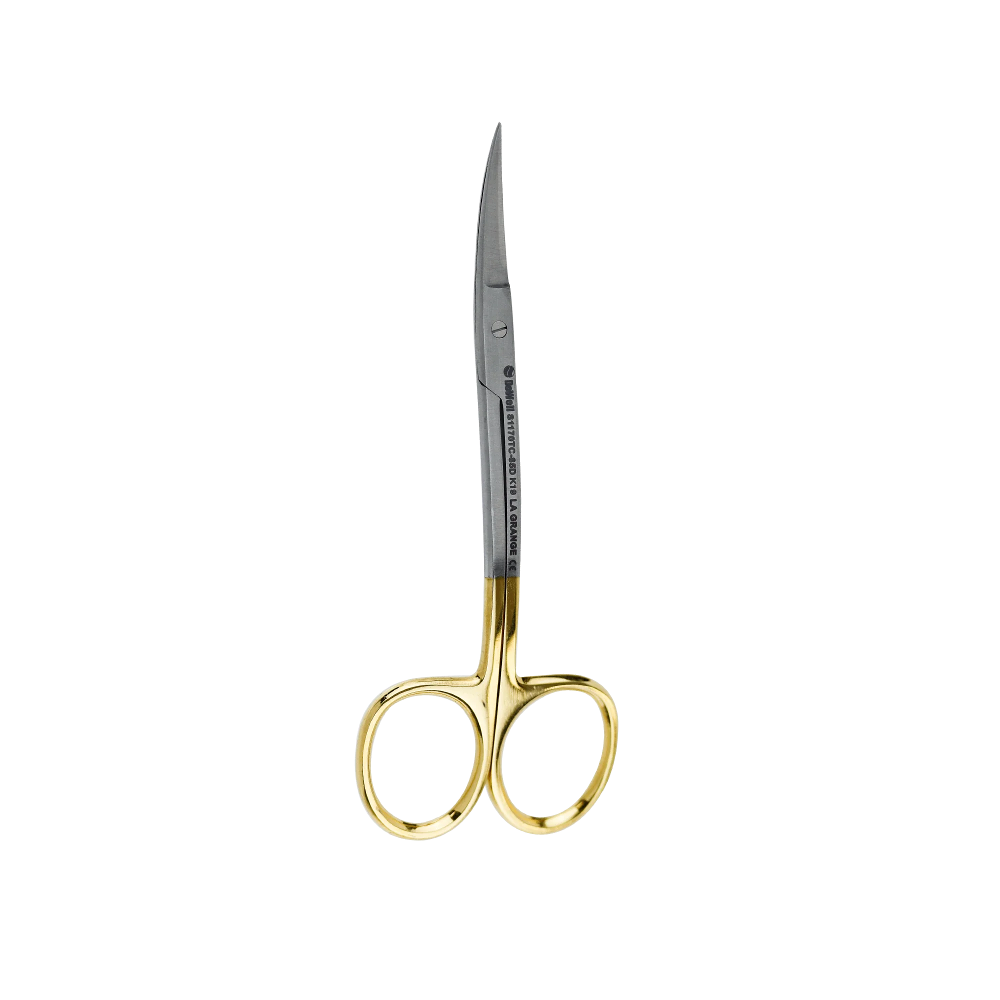 Surgical Gum Tissue Scissors Serrated T/C - La Grange Curved 11.5Cm - Image 3