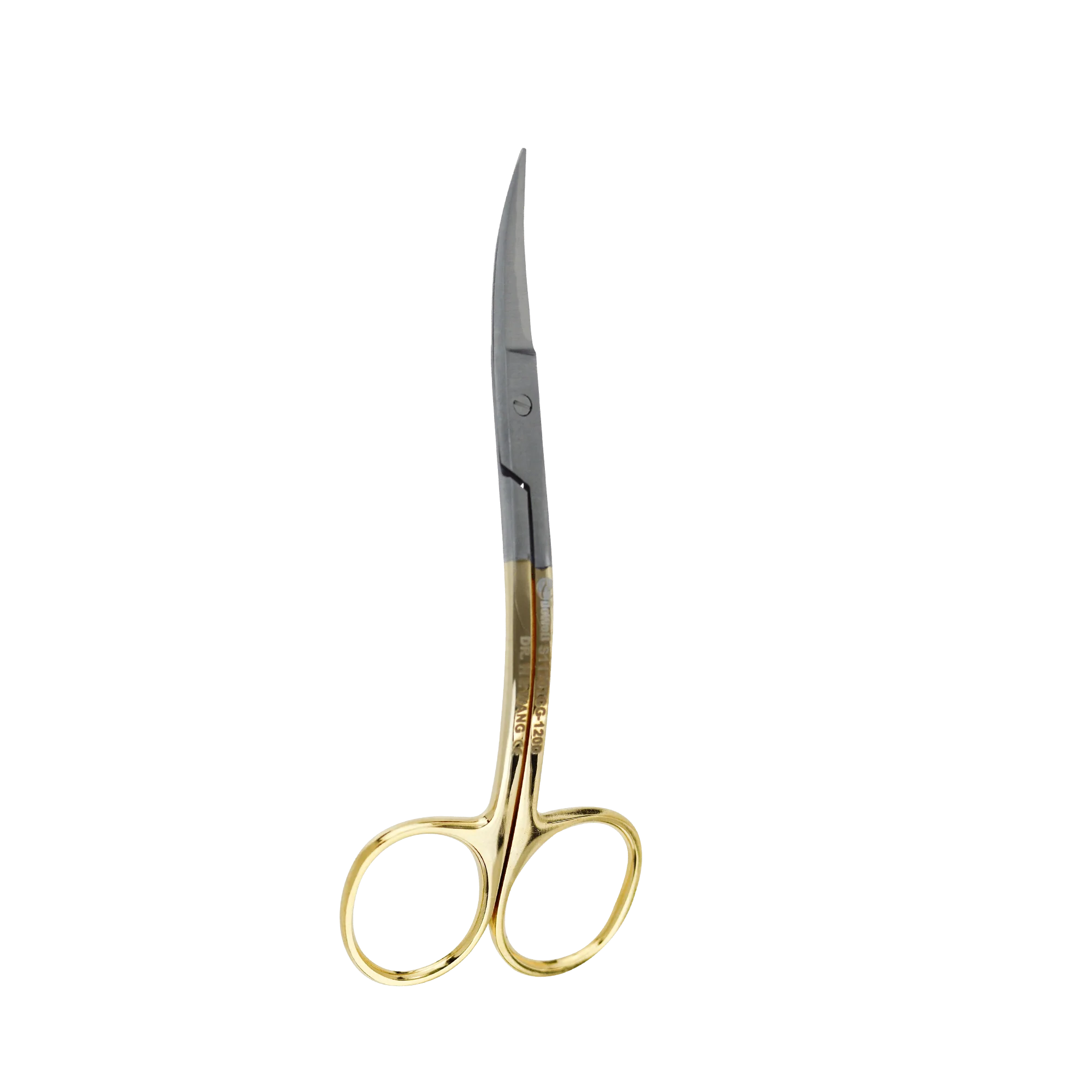Surgical Gum Tissue Scissors Serrated T/C - La Grange Curved 11.5Cm - Image 3