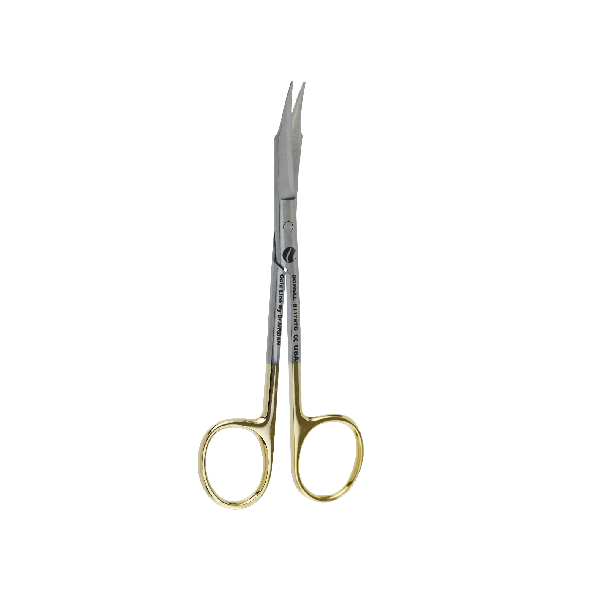 Surgical Gum Tissue Scissors Serrated T/C tips Goldman Fox scissors Curved 13Cm